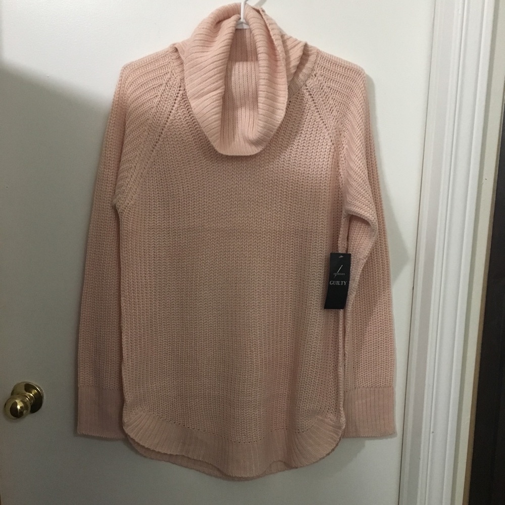 Pink knit sweater by “Guilty”
